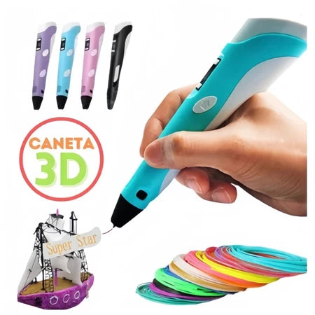 Caneta Magica 3D Brinquedos Kids